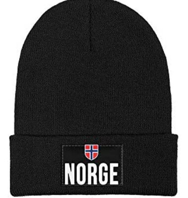 Knit Hat-Norge/flag