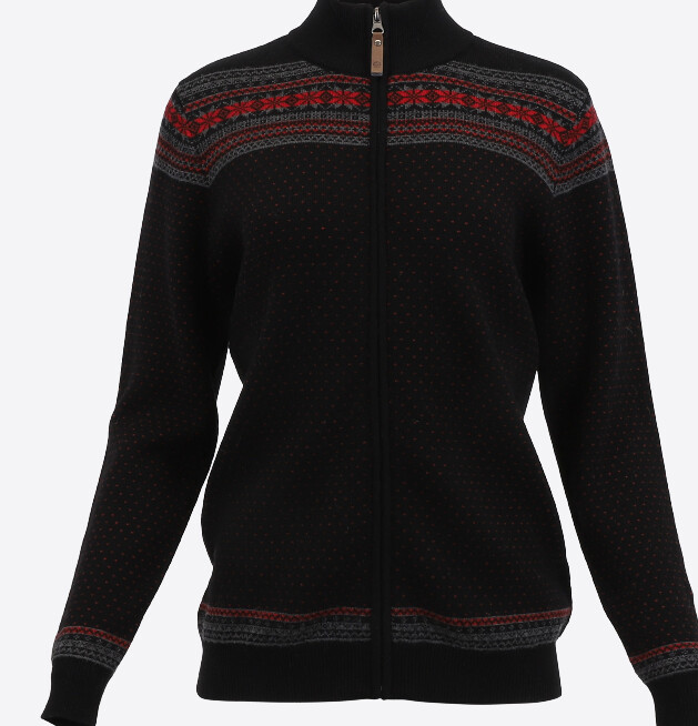 Dale Of Norway Unndis Merino Wool Cardigan Black L