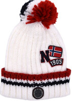 Knit Hat Off White Norway 1905