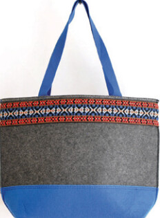 Lilleknappen Small Thea Tote-blue