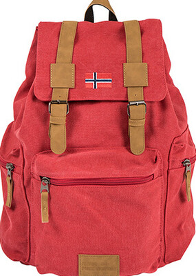 Pure Norway Red Retro Backpack