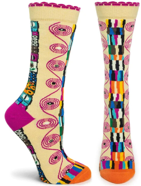 Socks Ozone Spirals Ivory
