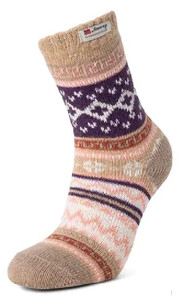Scandinavian Explorer Socks Norwegian Women Brown
