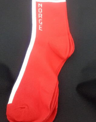 Norge Tall Red Socks 2 Pack