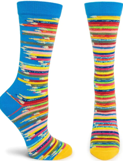 Socks Ozone Pencils Blue