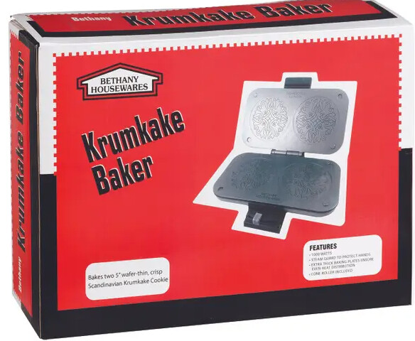 Bethany Housewares Krumkake Baker Nonstick Electric