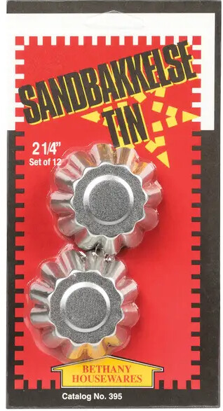 Bethany Housewares Sandbakkels Tins 2.25&quot;