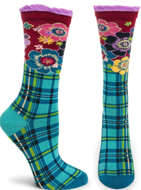 Ladies Ecosassis Socks-turquoise