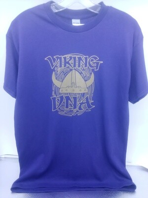 Tshirt Purple Viking Dna M