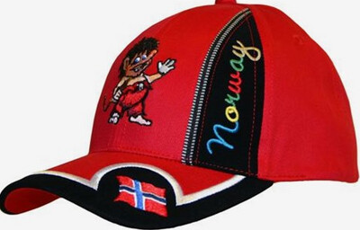 Hat Child Troll Norway Red