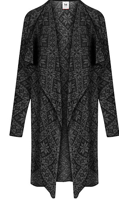 Dale Of Norway Black Flora Fem Jacket L