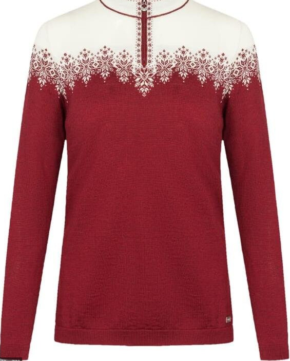Dale Of Norway Burgundy Snefrid Half Zip Red L