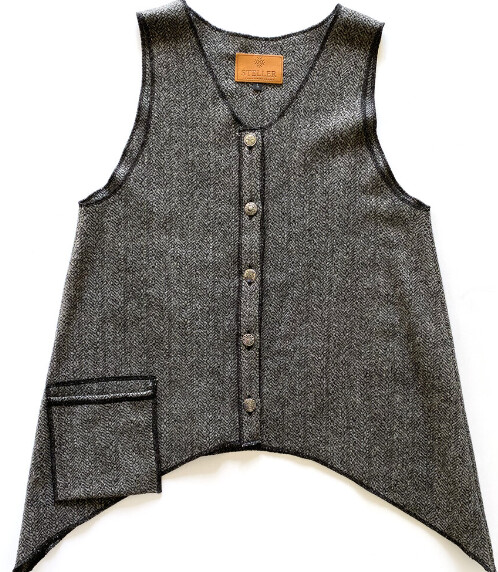Steller Swedish Blanket Vest — Dark Gray  L