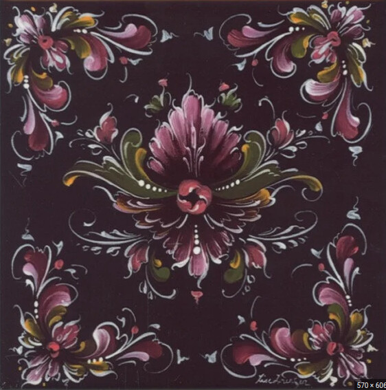 Ceramic Tile Trivet-Lorentzen Black