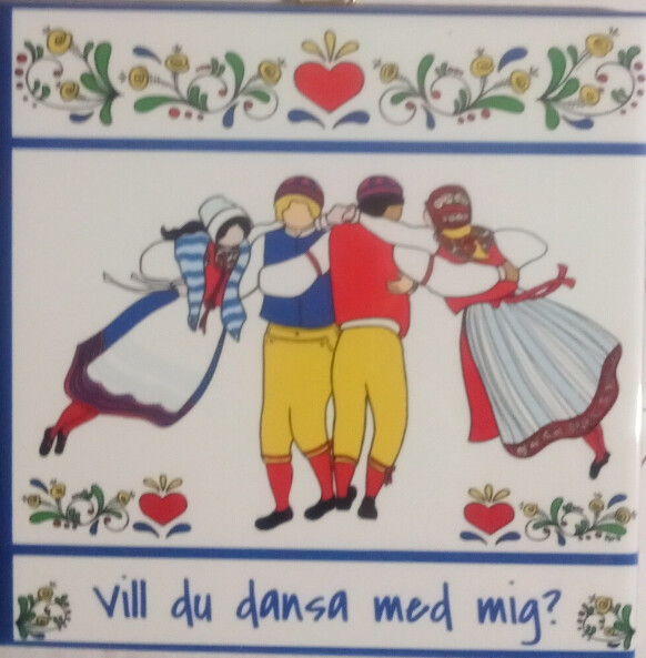 Ceramic Tile Trivets-Dancers