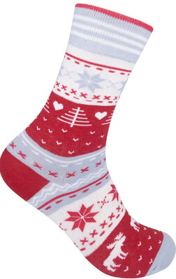 Socks Christmas Moose