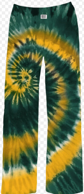 Brief Insanity Green Tie Dye Pants M