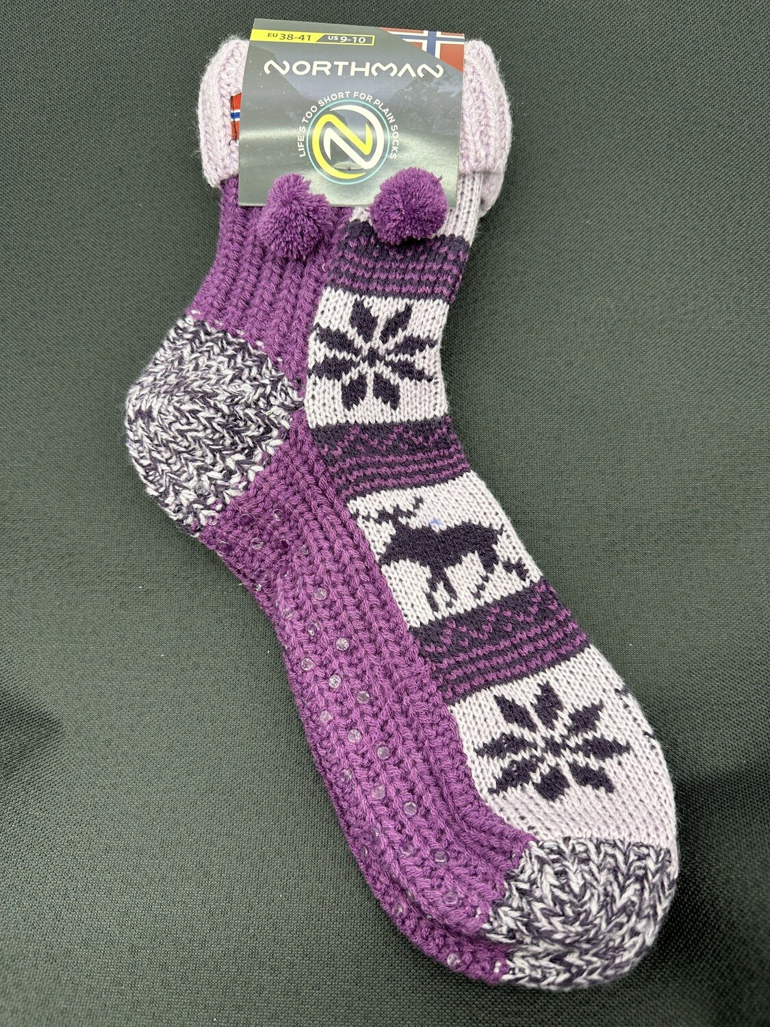 Rag Sock Purple Size 38-41