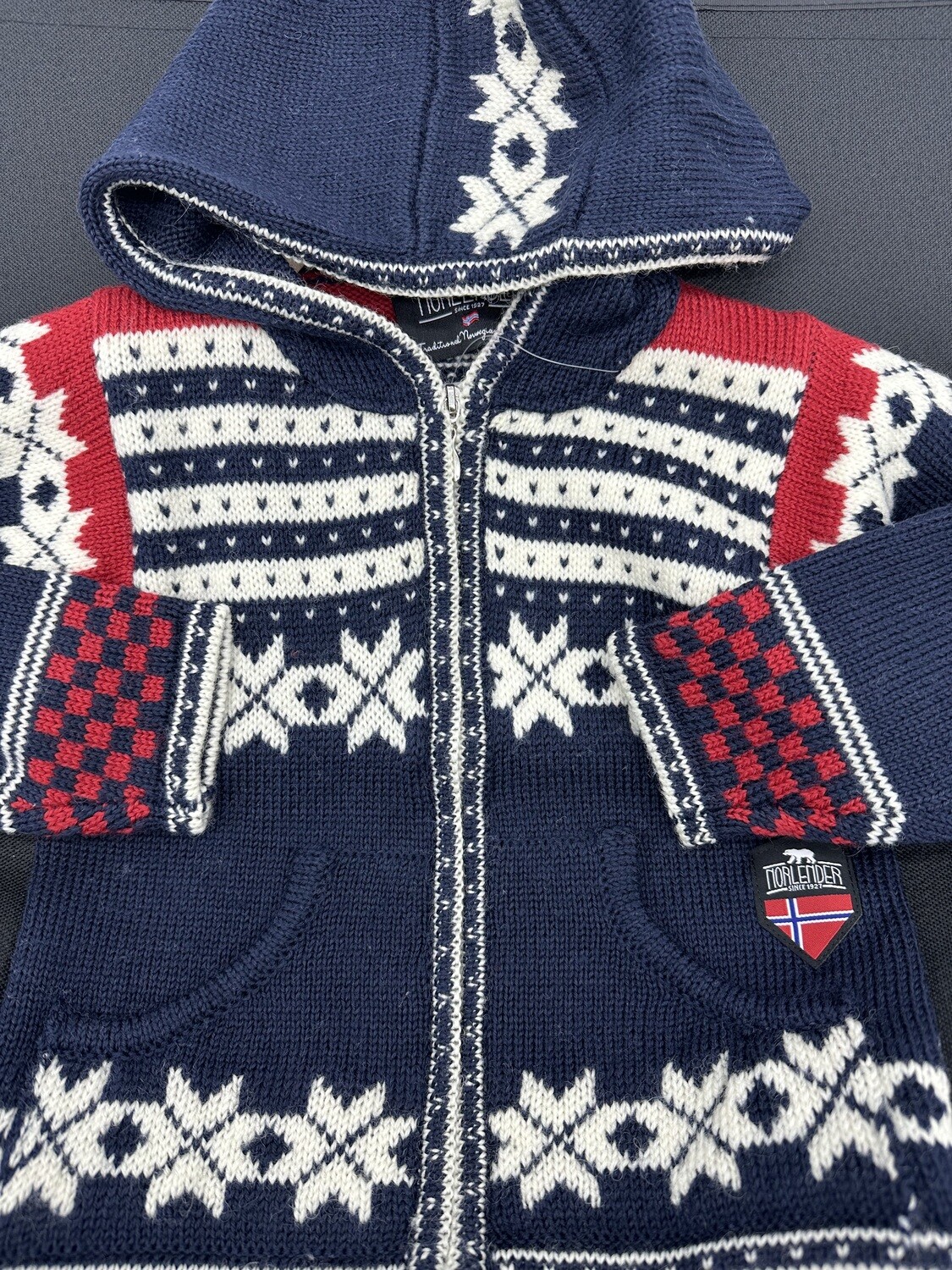 Norlender Childrens Cardigan 559 Navy Size 4