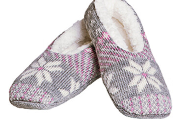 Child Slippers Pink Size 6-8