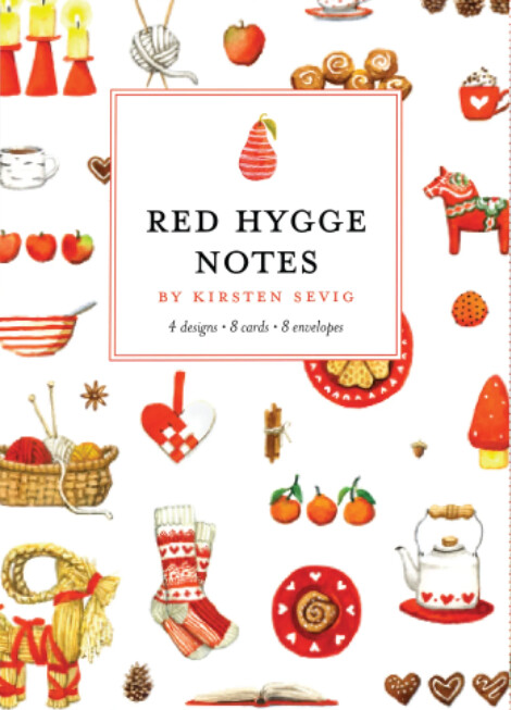 Red Hygge Notes By Kirsten Sevig