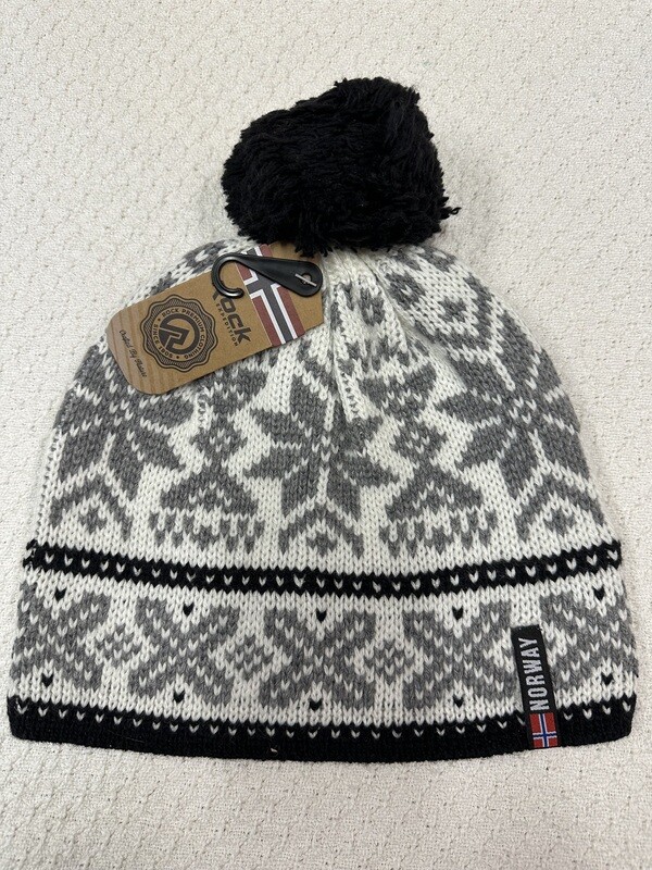 Knit Hat-Norway Snowflakes