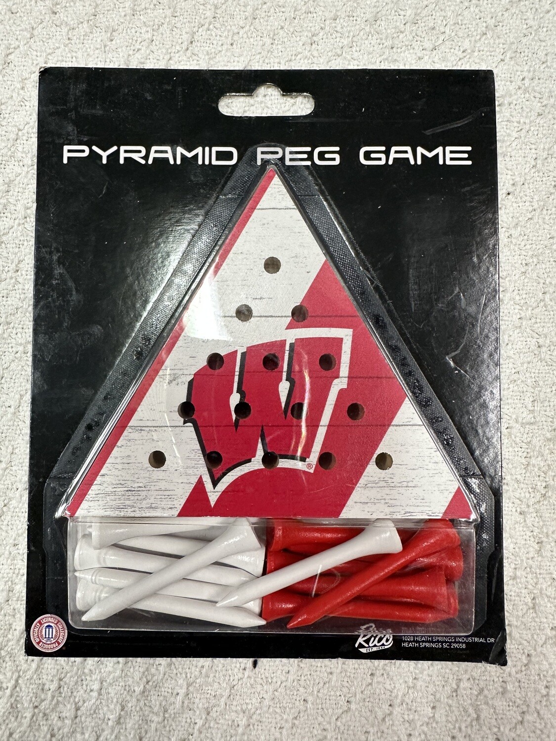 Wisconsin Pyramid Peg Game