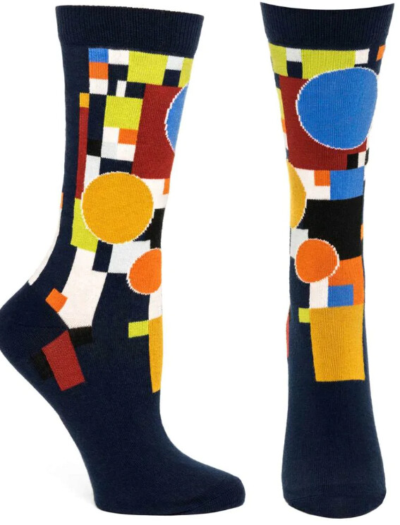 Socks FLW Coonley Playhouse Navy