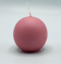 Logum Kloster Light Pink Ball Candle S