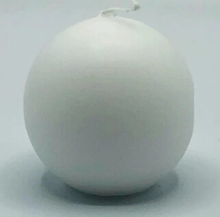 Logum Kloster White Ball Candle S