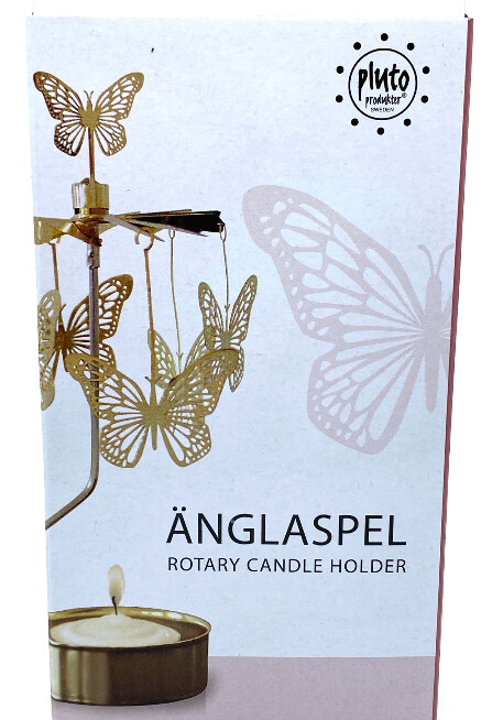 Rotary Candle- Gold Butterfly