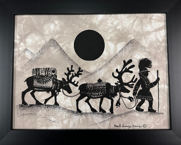 Batik Sami With Raindeer