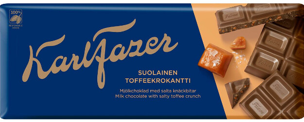Fazer Salty Toffee Crunch Milk Choc