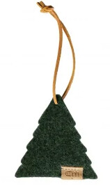 Lubech Living Reclaimed Wool Tree Ornament Green