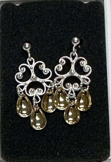 Solje Earrings White Sm Clover