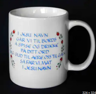 Norwegian Table Prayer Mug