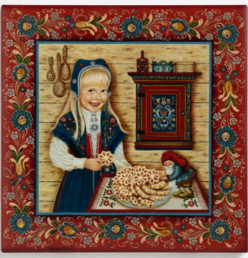 Ceramic Trivit Rosette Baker