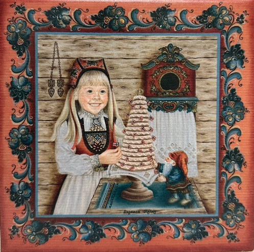 Ceramic Trivit Kransakke Girl