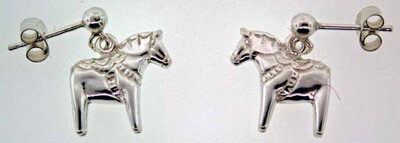 Earrings Silver Dala Horse