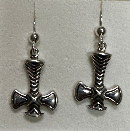 Earrings Silver Thors Hammer