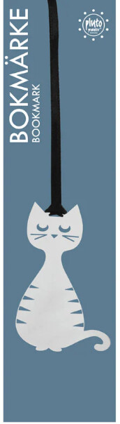 Metal Bookmark Dodgy Cat