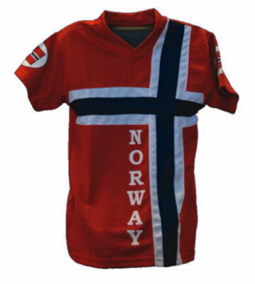 Norway Soccer Shirt L