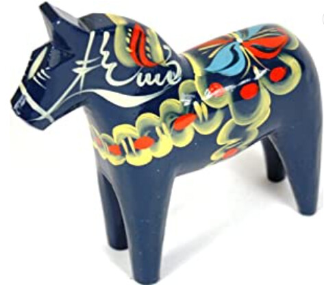 Dala Horse 5&quot; Blue