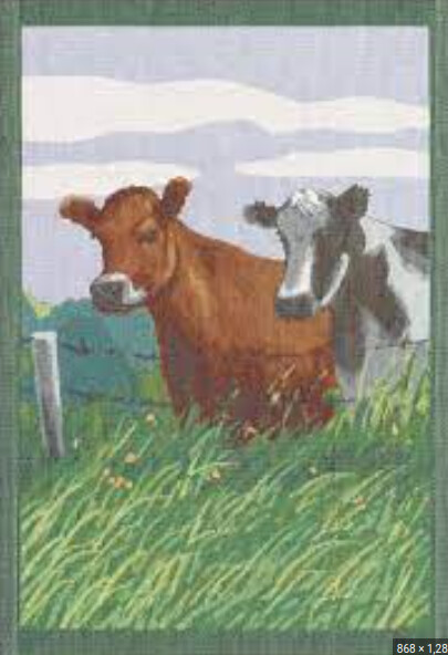 Ekelund-Cow Towel 35x50