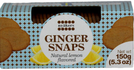 Nyakers Ginger Snaps Lemon