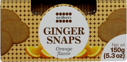 Nyakers Ginger Snaps Orange