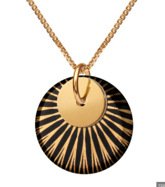 Scherning Splash Necklace Black /Gold