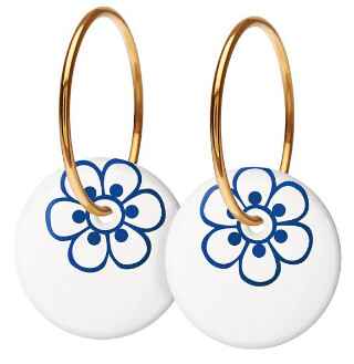 Scherning Flora Hoops White/marine