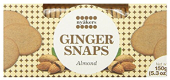 Nyakers Ginger Snaps Almond