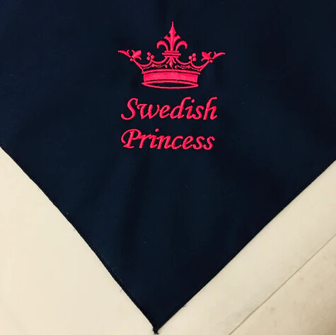 Dog Bandana-Swedish Princess